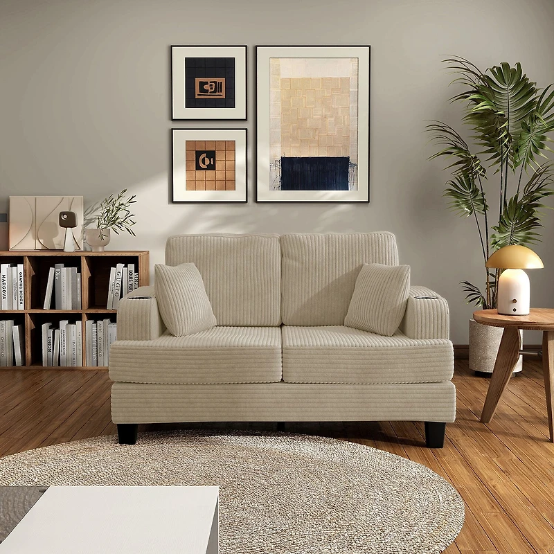 Furniture Of Americ Kasin Upholstered Loveseat