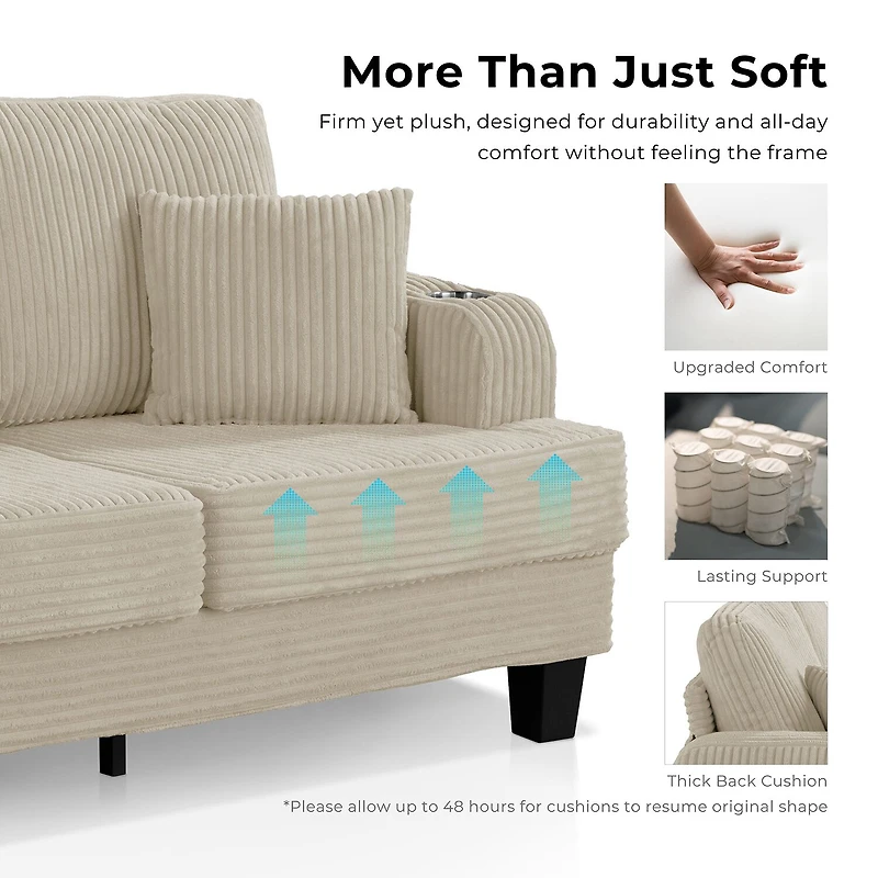 Furniture Of Americ Kasin Upholstered Loveseat