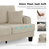 Furniture Of Americ Kasin Upholstered Loveseat