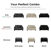 Furniture Of Americ Kasin Upholstered Loveseat
