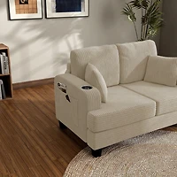 Furniture Of Americ Kasin Upholstered Loveseat