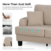 Furniture Of America Colby Upholstered Sofa