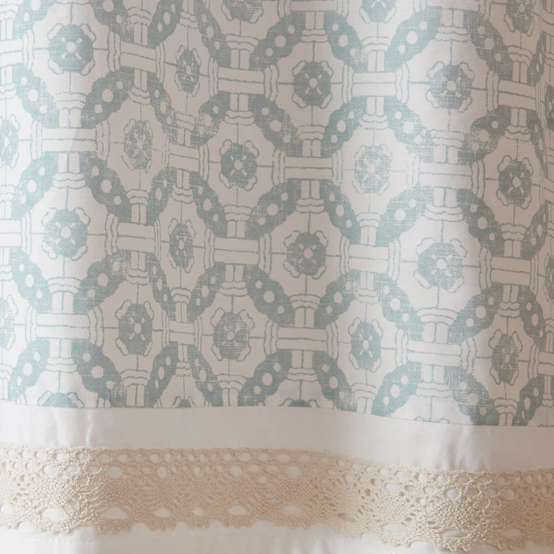 Madison Park Vanessa 50"W X 18"L Rod Pocket Tailored Valance