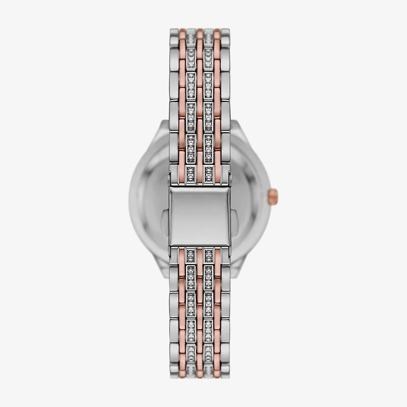 Geneva Geneva Ladies Womens Crystal Accent Silver Tone Bracelet Watch Fmdjm286