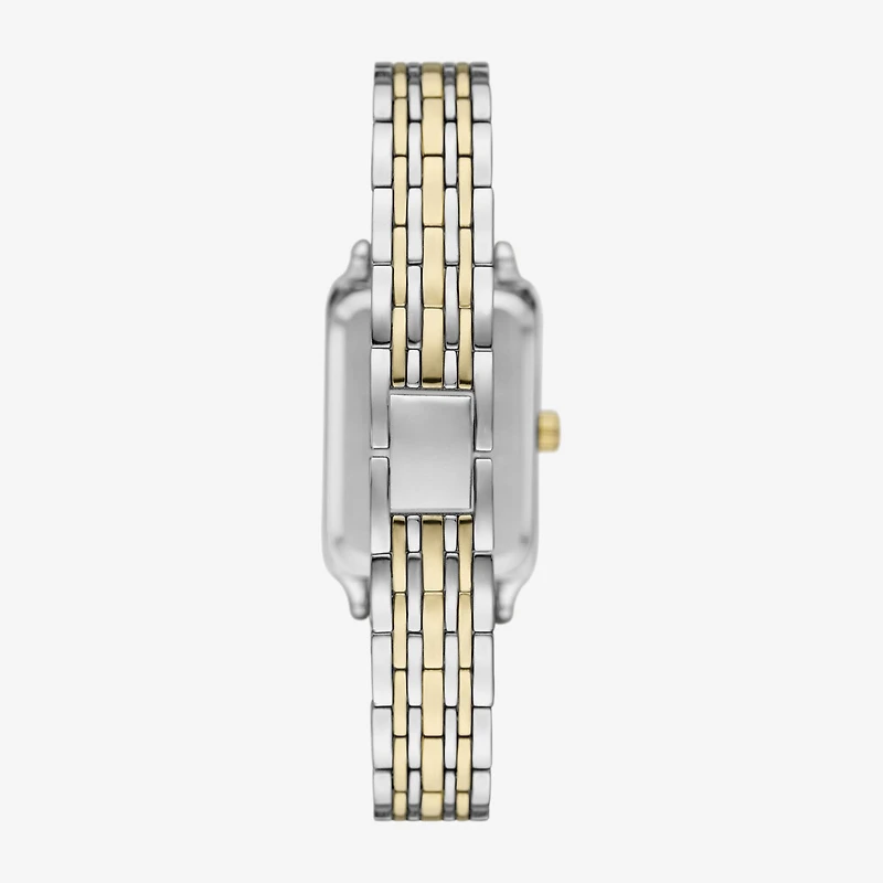 Geneva Womens Crystal Accent Two Tone Bracelet Watch Fmdjm287