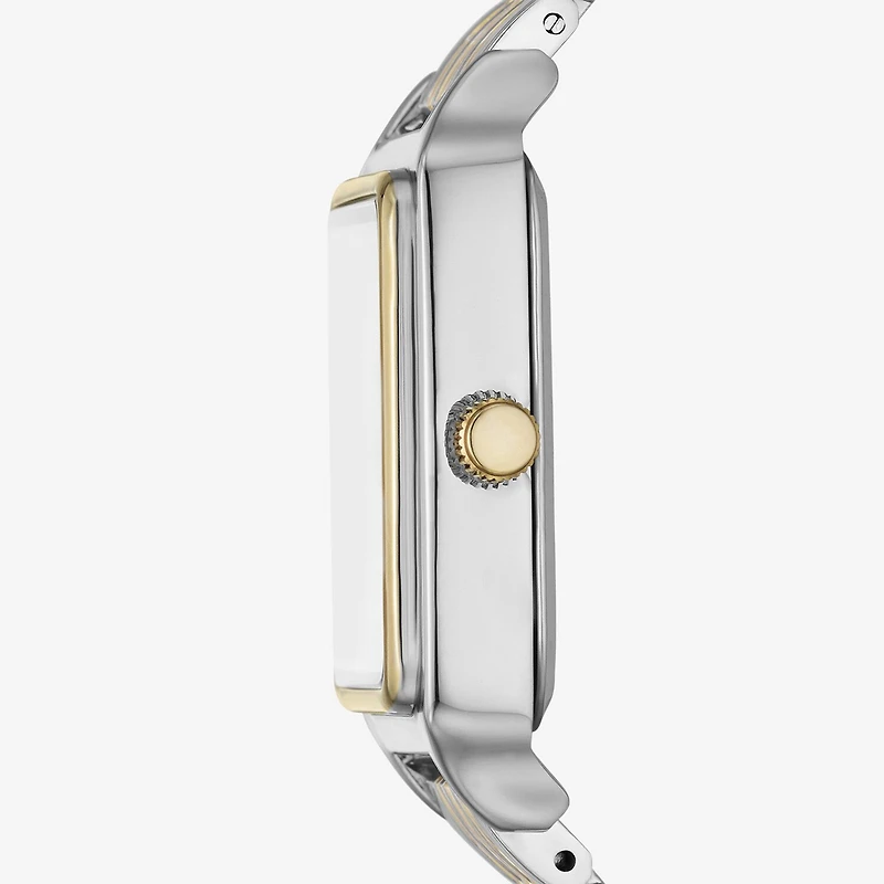 Geneva Womens Crystal Accent Two Tone Bracelet Watch Fmdjm287