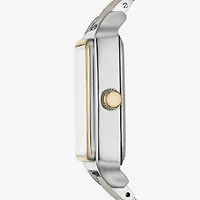 Geneva Womens Crystal Accent Two Tone Bracelet Watch Fmdjm287