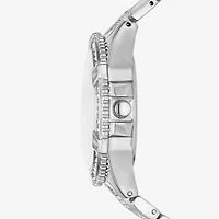 Ladies Boxed Sets Womens Crystal Accent Silver Tone 5-pc. Watch Boxed Set Fmdjset705