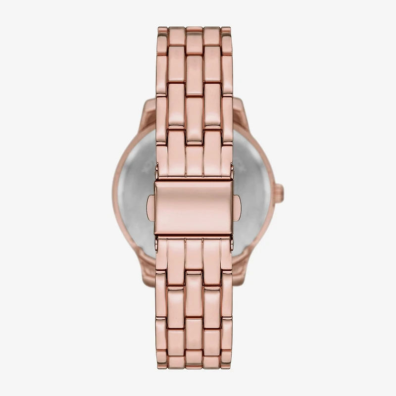 Ladies Boxed Sets Womens Crystal Accent Rose Goldtone 5-pc. Watch Boxed Set Fmdjset706