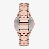 Ladies Boxed Sets Womens Crystal Accent Rose Goldtone 5-pc. Watch Boxed Set Fmdjset706