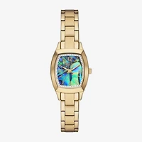 Relic By Fossil Womens Gold Tone Stainless Steel Bracelet Watch Zr34654