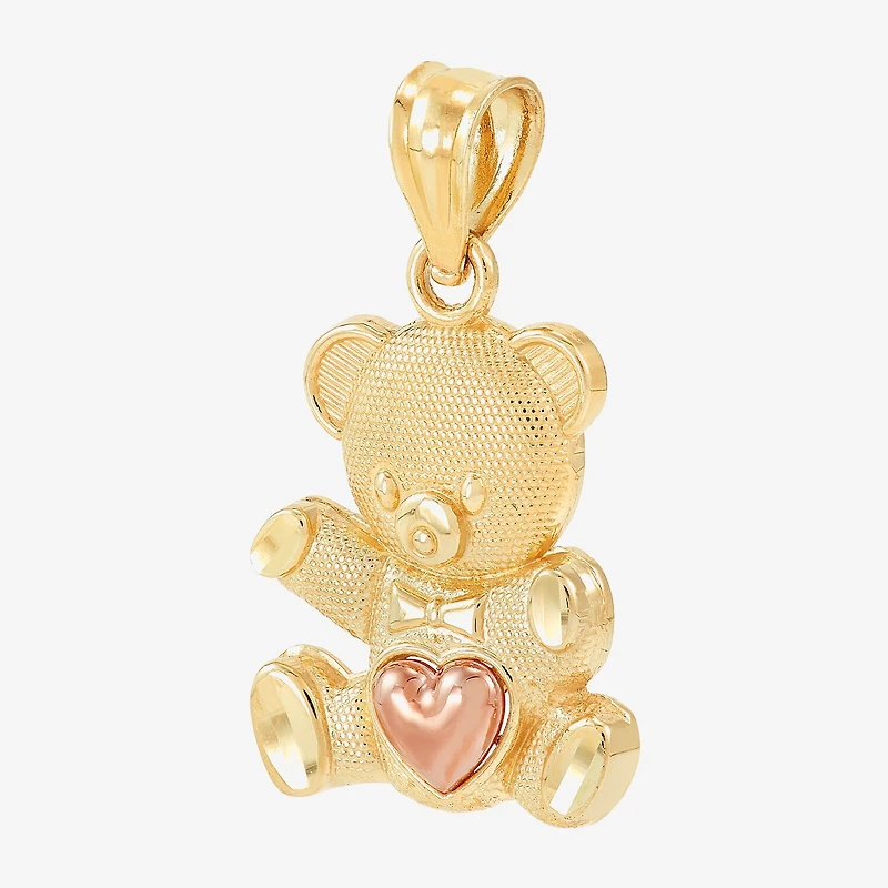 Womens 14K Two Tone Gold Pendant