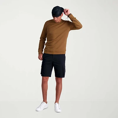 Haggar Stretch Comfort Cargo Tech Mens 10" Fabric Short