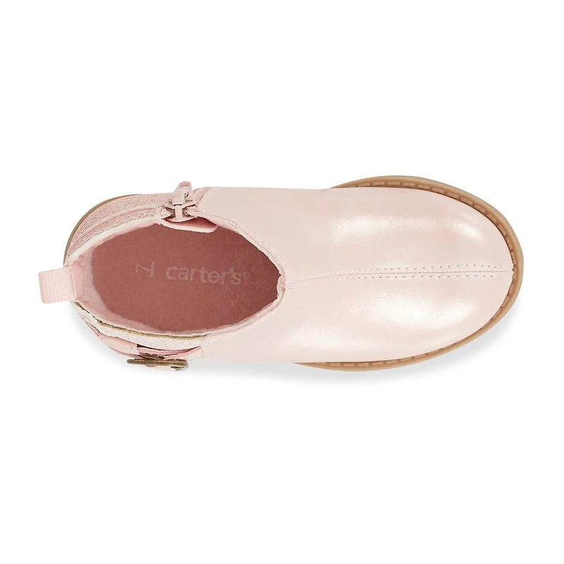 Carter's Toddler Girls Linda Flat Heel Booties