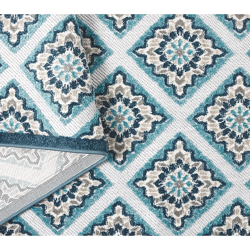 Town And Country Brooks Diamond Outdoor Indoor Rectangular Area Rug