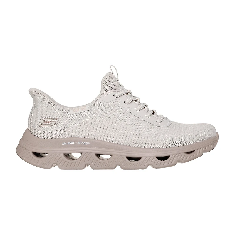 Skechers Bobs Hands Free Slip-Ins Arc Waves Womens Slip-On Walking Shoes