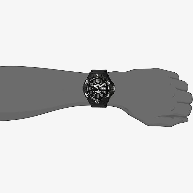Casio Mens Black Strap Watch Mrw210h-1aos