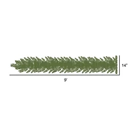 Vickerman 9' Camden Fir Christmas Garland Unlit