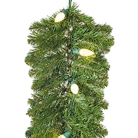 Vickerman 9' Oregon Fir Christmas Garland with 150 Warm White LED Lights
