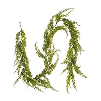 Vickrman 6' Green Monterey Cypress Garland X 64