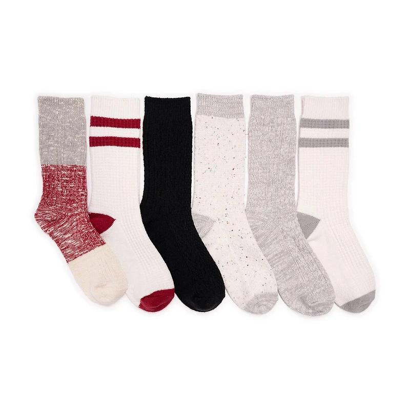 Muk Luks Womens Multi-Pack Boot Socks