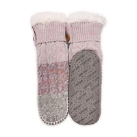 Muk Luks Womens 1 Pair Slipper Socks
