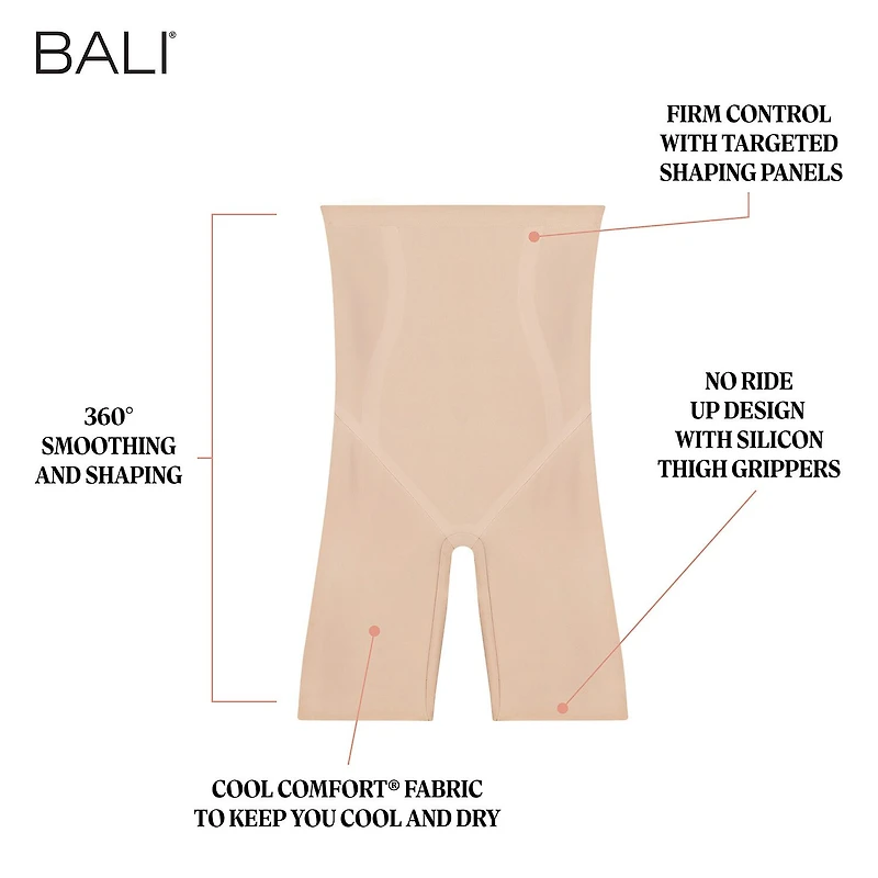 Bali Tummy Panel Thigh Slimmers Dfs201
