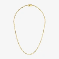 Diamond Addiction (G-H, Si2-I1) Womens White Diamond 14K Gold Over Silver 17 Inch Tennis Necklace