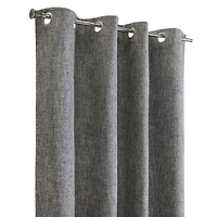 Thermaplus Duo Vice Versa Grommet Top 100% Blackout Single Curtain Panel