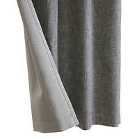 Thermaplus Duo Vice Versa Grommet Top 100% Blackout Single Curtain Panel