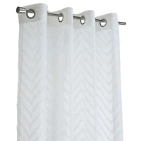Habitat Regina Grommet Top Sheer Single Curtain Panel