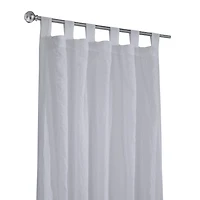 Habitat Crushed Tab Top Sheer Single Curtain Panel