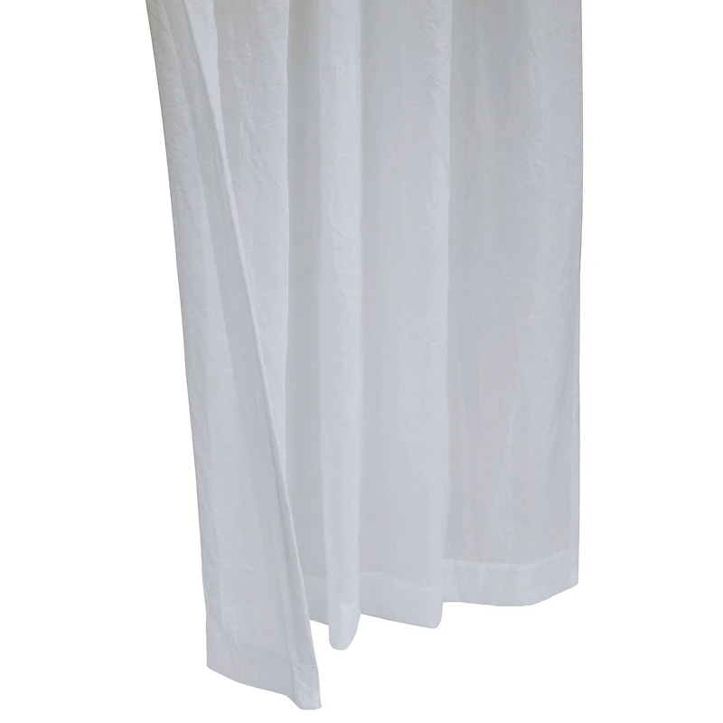 Habitat Crushed Rod Pocket Sheer Single Curtain Panel