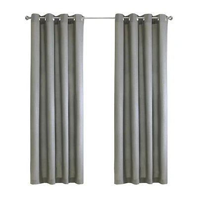 Habitat Milo Grommet Top Light-Filtering Single Curtain Panel