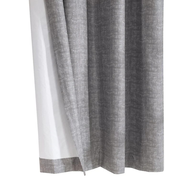 Thermaplus Mason Grommet Top 100% Blackout Single Curtain Panel