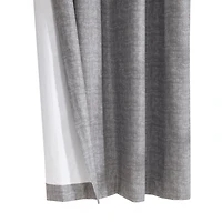Thermaplus Mason Grommet Top 100% Blackout Single Curtain Panel