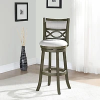 Manchester Upholstered Swivel Bar Stool