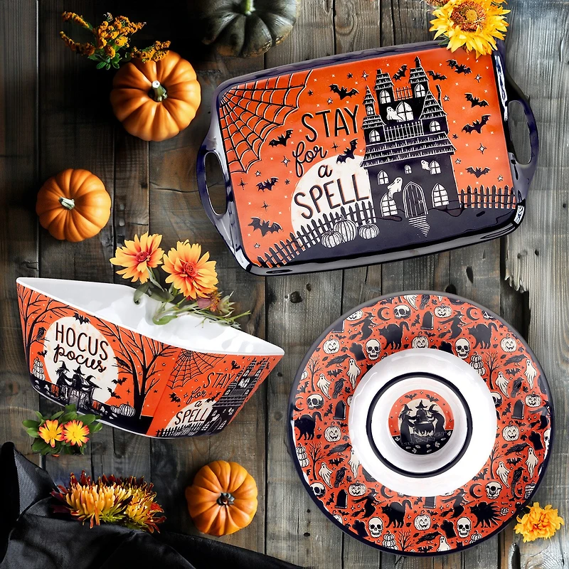 Certified International Hocus Pocus 3-pc. Serving Set