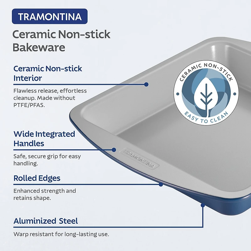 Tramontina Rise 6-pc. Cookie Sheet and Cooling Rack Set