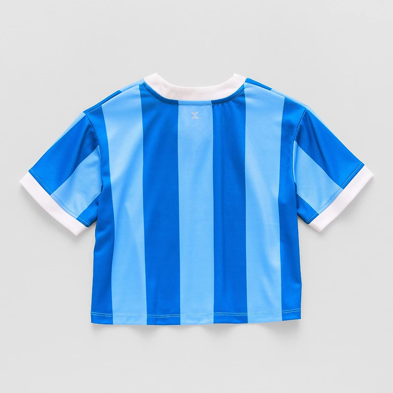 Xersion Little & Big Kid Girls V Neck Short Sleeve Moisture Wicking Quick Dry Jersey