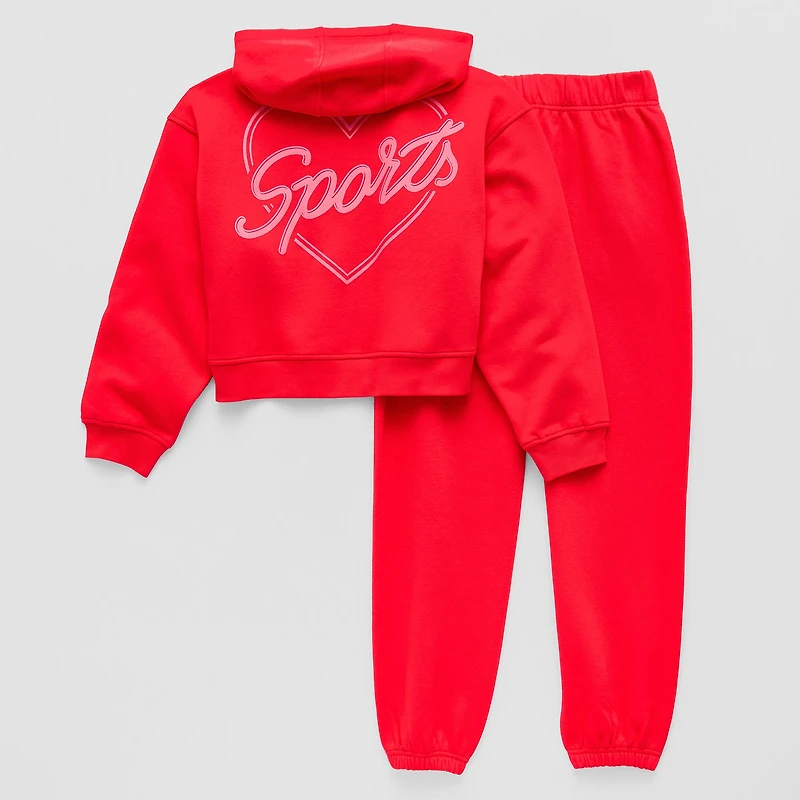 Xersion Fleece Little & Big Kid Girls 2-pc. Pant Set