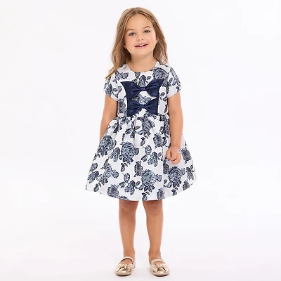 Bonnie Jean Toddler Girls Short Sleeve Cap Fit + Flare Dress