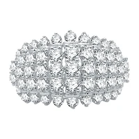 Womens 2 CT. T.W. Natural White Diamond 10K Gold Cocktail Ring