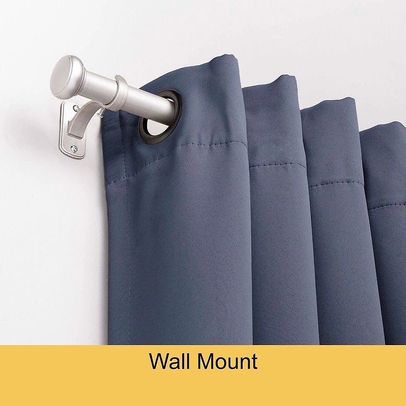 Kenney Weaver Indoor/Outdoor Rust-Resistant 1 IN Adjustable Curtain Rod