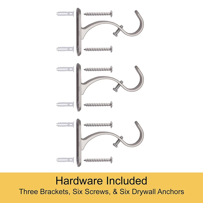Kenney Weaver Indoor/Outdoor Rust-Resistant 1 IN Adjustable Curtain Rod