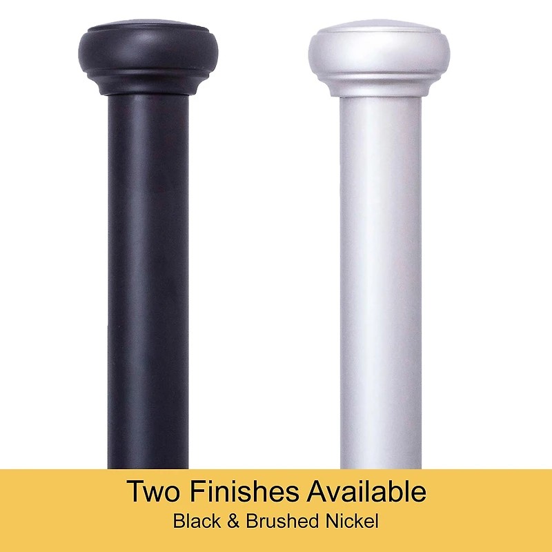 Kenney Weaver Indoor/Outdoor Rust-Resistant 1 IN Adjustable Curtain Rod