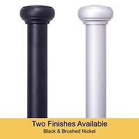 Kenney Weaver Indoor/Outdoor Rust-Resistant 1 IN Adjustable Curtain Rod