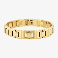 Mens Stainless Steel Tungsten 8 3/4 Inch Link Bracelet