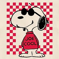 Joe Cool Tee Womens Juniors Crew Neck Short Sleeve Regular Fit Peanuts Graphic T-Shirt