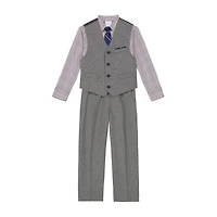 Van Heusen Little & Big Kid Boys 4-pc. Suit Set